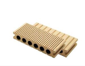 Pwll Awyr Agored Cyfeillgar Croen WPC Llawr / deicio Teils Cyfansawdd Wood 140x24mm